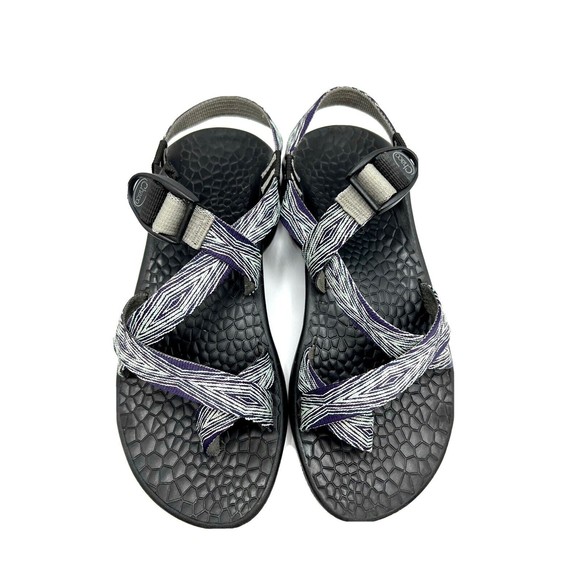 Chacos Womens 8 Sandal Toe Strap Hiking Aztec Blue - Picture 1 of 6